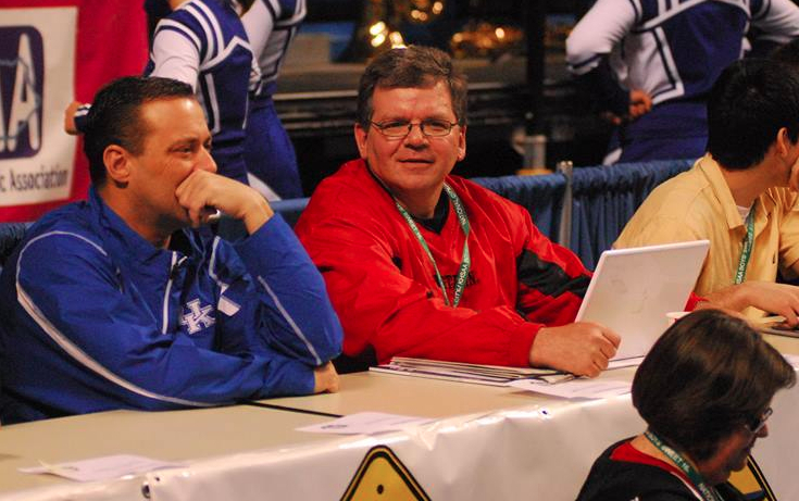 at 2009 sweet 16 with billy gillispie
